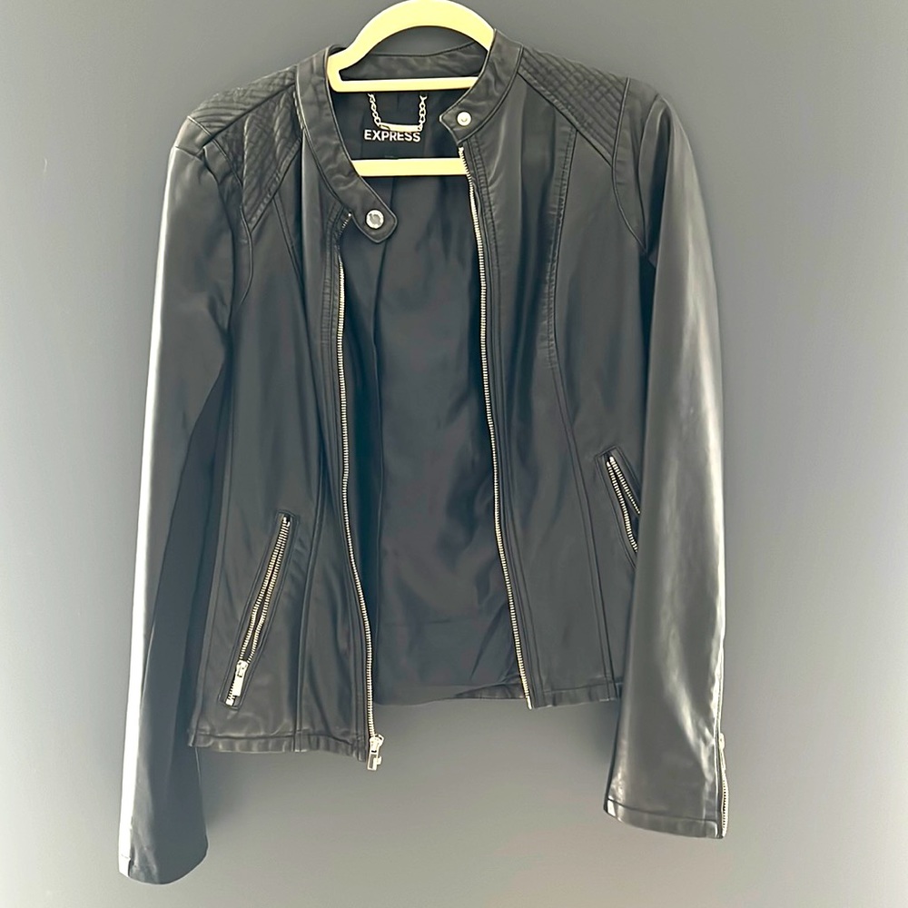 Express black (minus the) leather jacket